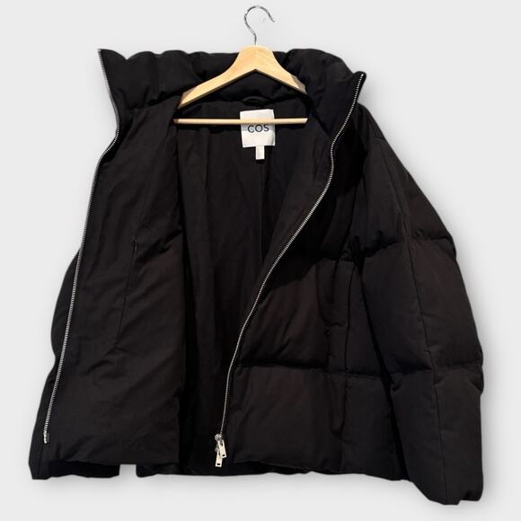 COS Oversized Hooded Down Puffer Jacket Size US/Large - Picture 11 of 16